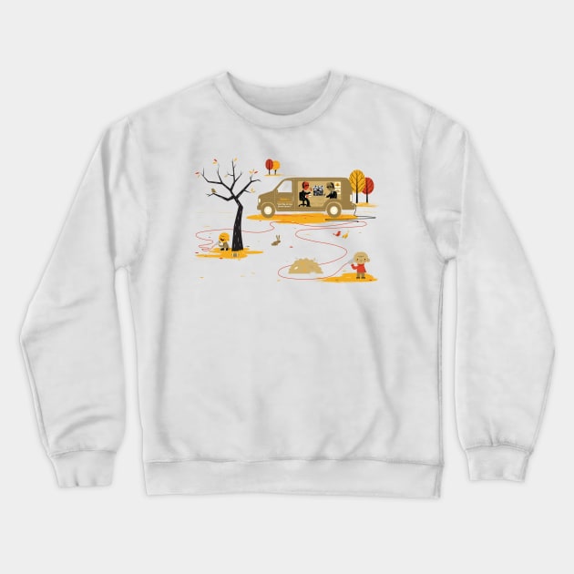 Tin Can Surveillance Crewneck Sweatshirt by Made With Awesome